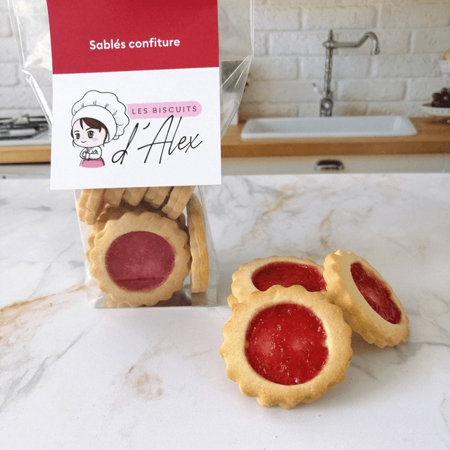 Sablés confiture